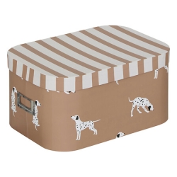 Lot de 3 boîtes chien Scott carton