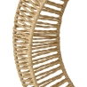 Suspension lune Bella haut 33 cm effet corde