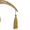Suspension lune Bella haut 33 cm effet corde