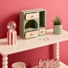 BOÎTE BOIS 3 TIROIRS CHÉRIE HAUT 26 CM VERT