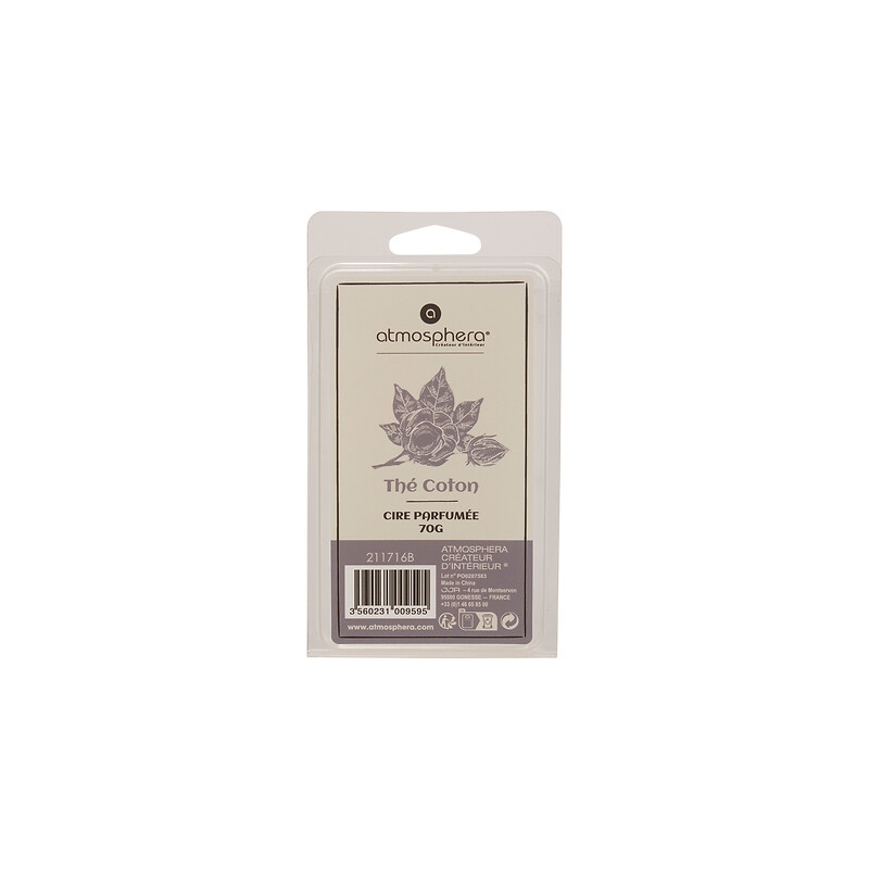 Cire parfumée Laura 70 g thé coton