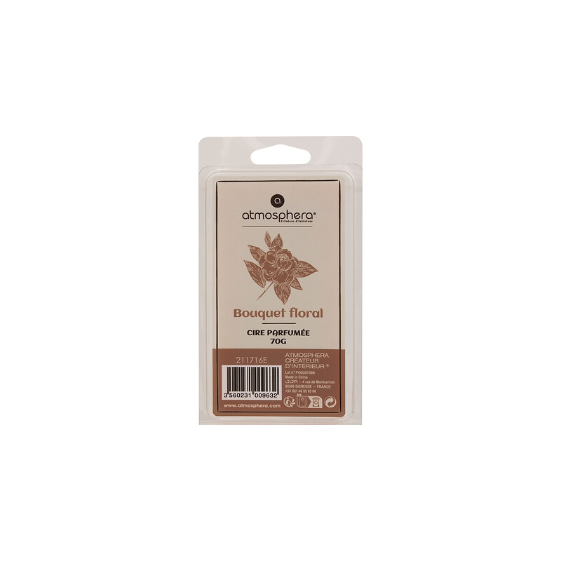Cire parfumée Laura 70 g bouquet floral