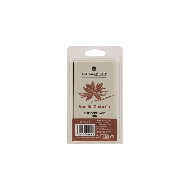 Cire parfumée Laura 70 g vanille ambrée
