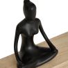 CALENDRIER MÉTAL YOGI HAUT 28,5 CM NOIR
