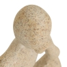 Lot de 3 statues femmes Aby haut 11,5 cm résine beige