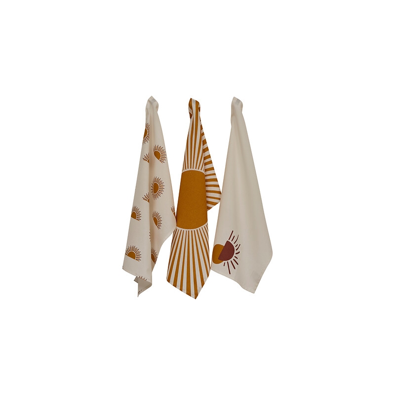 Lot de 3 torchons Solaris 45 x 70 cm
