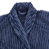 PEIGNOIR ARUM VELOURS CÔTELÉ EN FLANELLE TAILLE UNIQUE BLEU ENCRE