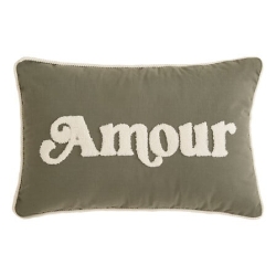 Coussin broderie AMOUR...