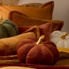 Coussin citrouille diam 32 cm x haut 18 cm polyester