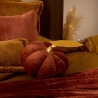 Coussin citrouille diam 32 cm x haut 18 cm polyester