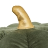 Coussin citrouille diam 32 cm x haut 18 cm polyester kaki