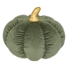 Coussin citrouille diam 32 cm x haut 18 cm polyester kaki