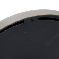 Horloge Alizée diam 30 cm plastique taupe