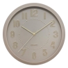 Horloge Alizée diam 30 cm plastique taupe
