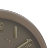 Horloge Alizée diam 30 cm plastique taupe