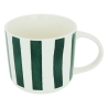Mug Chéri 34 cl à rayures vert