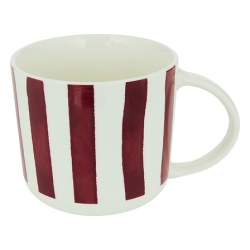 MUG CHÉRI 34 CL À RAYURES ROSE