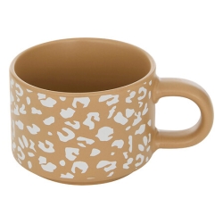 Rack 4 mugs Leopardi 20 cl