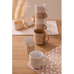 Rack 4 mugs Leopardi 20 cl