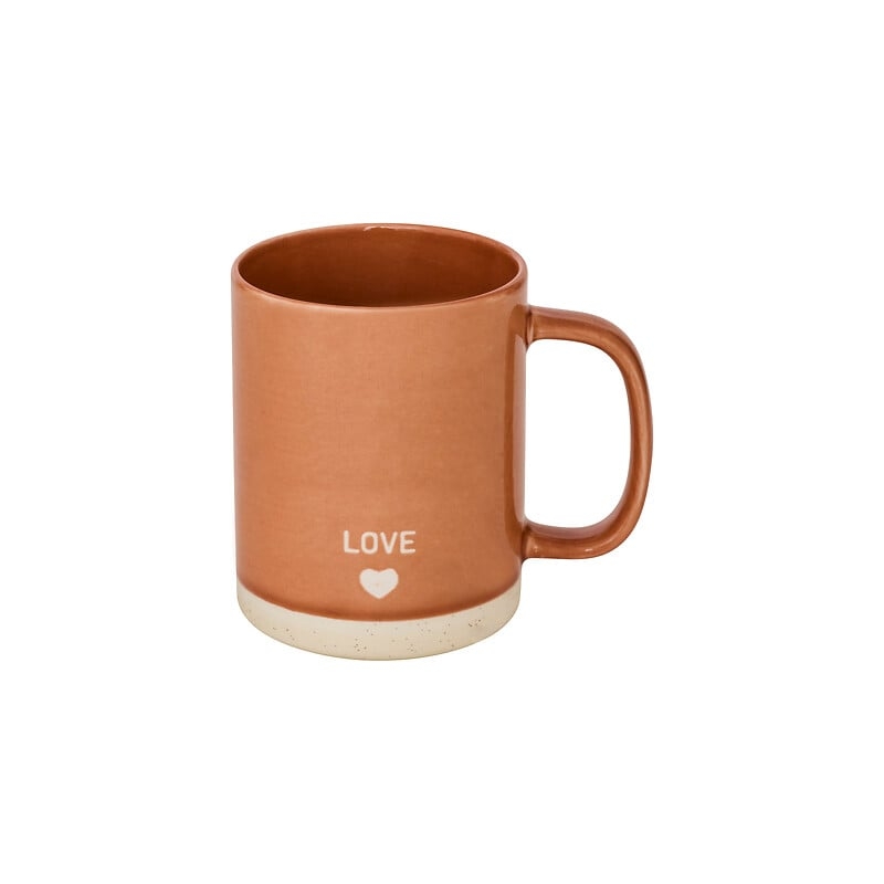 Mug Love terracotta 42 cl