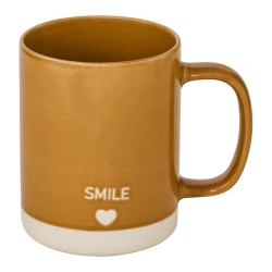 Mug Smile 42 cl moutarde