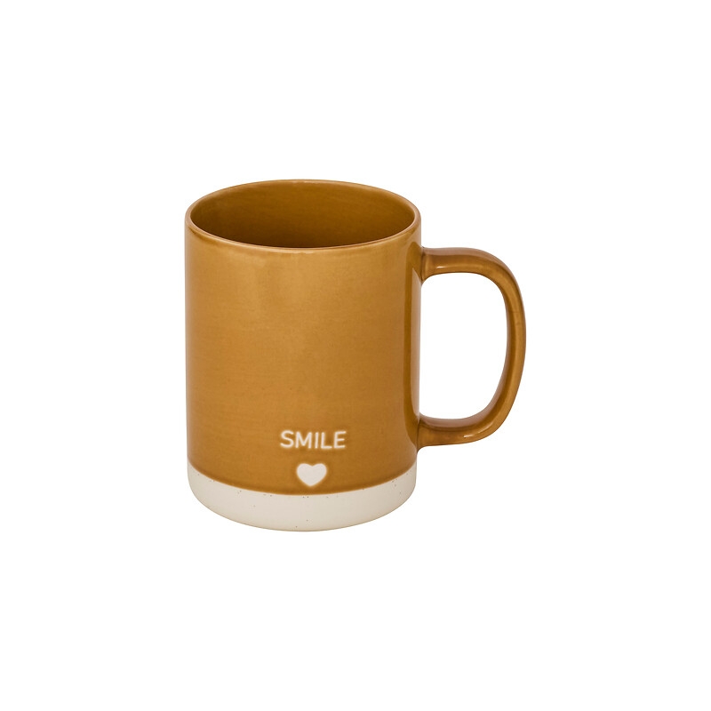 Mug Smile 42 cl moutarde