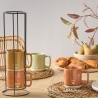 Rack 4 mugs Relax 34 cl