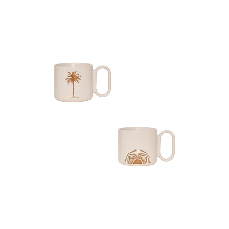 Coffret 2 mugs Sunshine 36cl