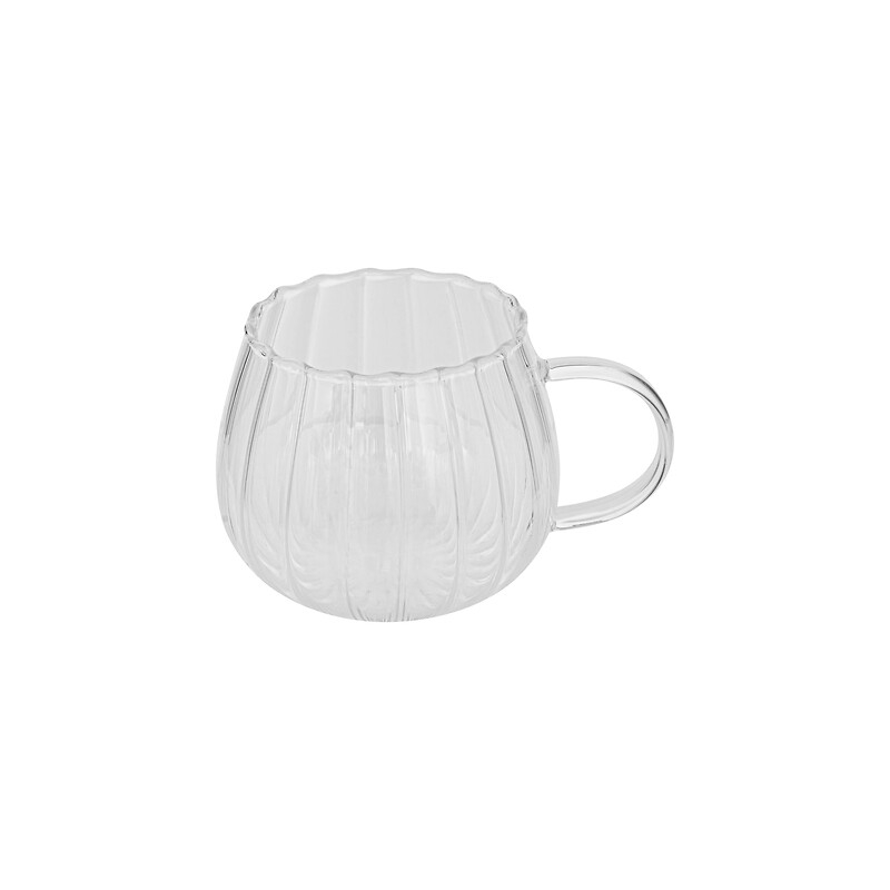Mug Pumpkin Citrouille 35 cl verre transparent