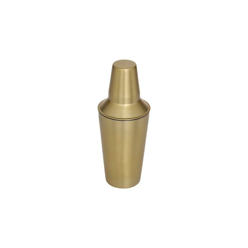 Coffret cocktail Gold inox doré