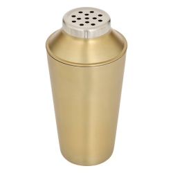 Coffret cocktail Gold inox doré