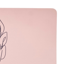 SET DE TABLE VISAGE ABSTRAIT 45 X 30 CM ROSE