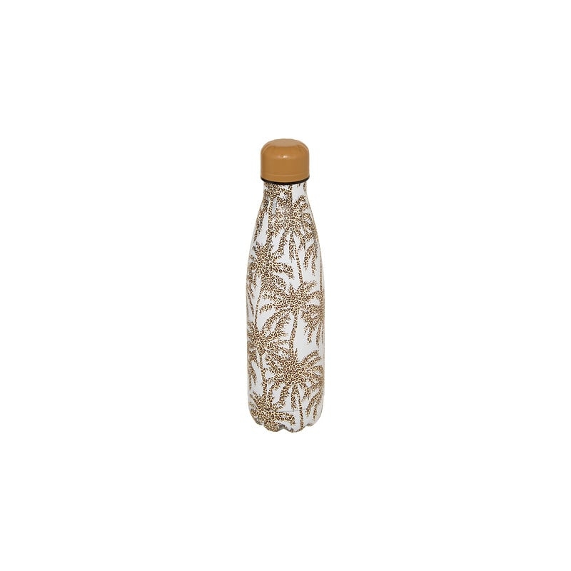Bouteille isotherme Wild 0,5 l. inox palmiers léopard