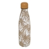 Bouteille isotherme Wild 0,5 l. inox palmiers léopard