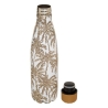 Bouteille isotherme Wild 0,5 l. inox palmiers léopard