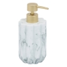 Distributeur de savon 230 ml Marby L. 7,8 x P. 7,8 x H. 17,6 cm blanc
