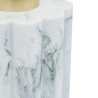 Distributeur de savon 230 ml Marby L. 7,8 x P. 7,8 x H. 17,6 cm blanc