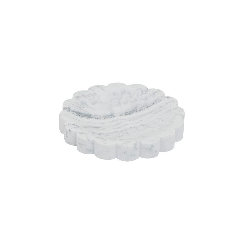 Porte savon Marby D. 12,4 x H. 1,5 cm blanc
