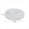 Porte savon Marby D. 12,4 x H. 1,5 cm blanc