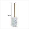 Brosse WC Marby D. 10,5 x H. 42,3 cm blanc