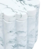 Pot à cotons Marby D. 9,1 x H. 9,6 cm blanc