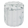 Pot à cotons Marby D. 9,1 x H. 9,6 cm blanc