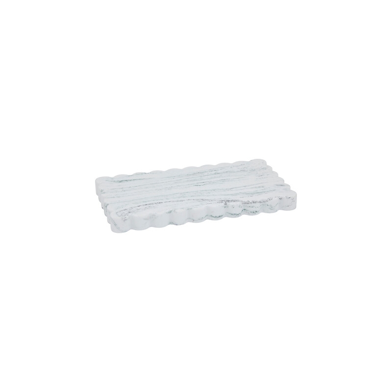 Plateau Marby L. 23 x P. 13 x H. 1,9 cm blanc