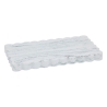 Plateau Marby L. 23 x P. 13 x H. 1,9 cm blanc
