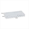 Plateau Marby L. 23 x P. 13 x H. 1,9 cm blanc