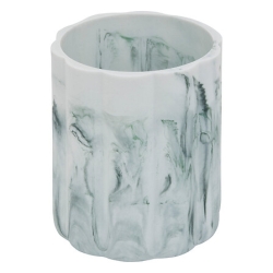 Poubelle de table Marby D. 12 x H. 15,9 cm blanc