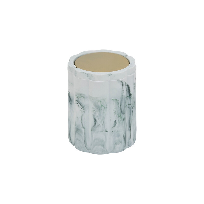 Poubelle de table Marby D. 12 x H. 15,9 cm blanc