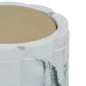 Poubelle de table Marby D. 12 x H. 15,9 cm blanc