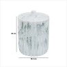 Poubelle 5 l. Marby D. 19,2 x H. 26 cm blanc