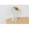 Miroir à poser Marby L. 16,2 x P. 12,2 x H. 16,5 cm blanc